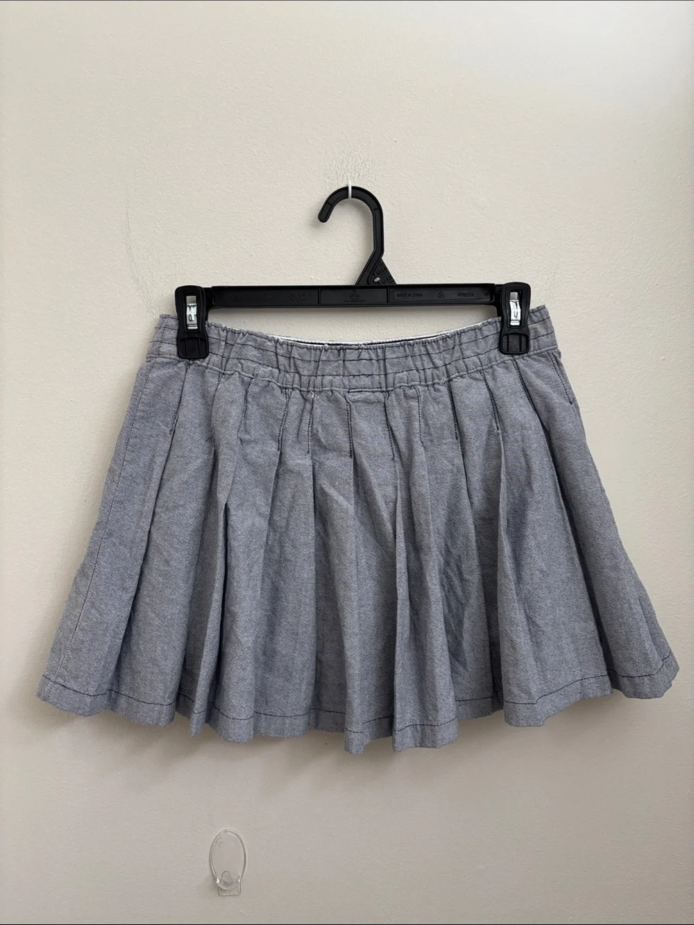 Offline by Aerie Pleated Women's Athletic Skirt in Light Heather Gray